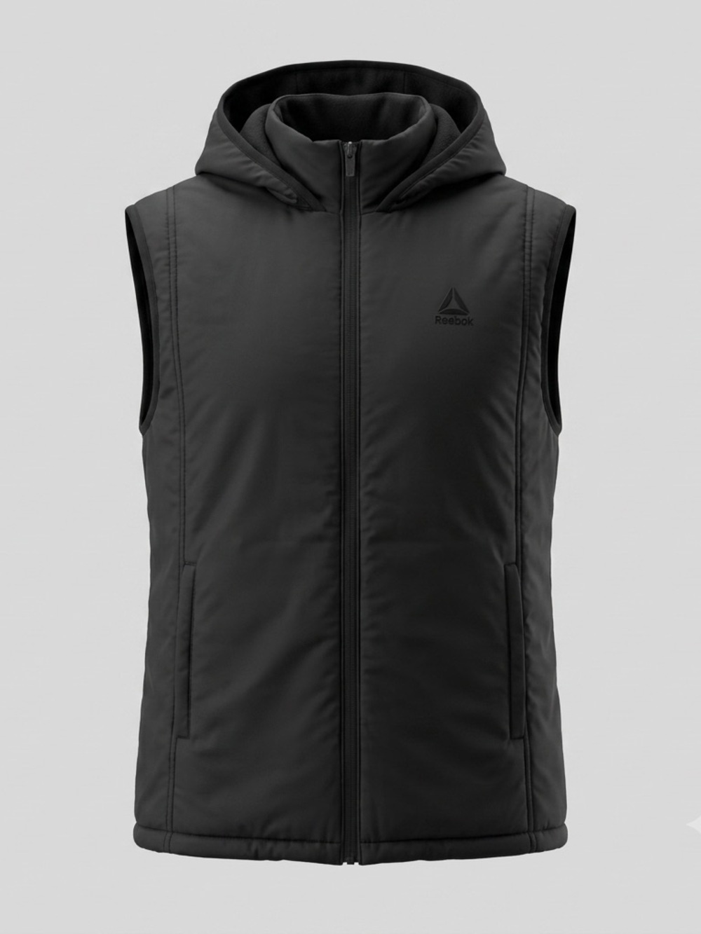 NEW Reebok Black Quilted Vest SMALL Womens
